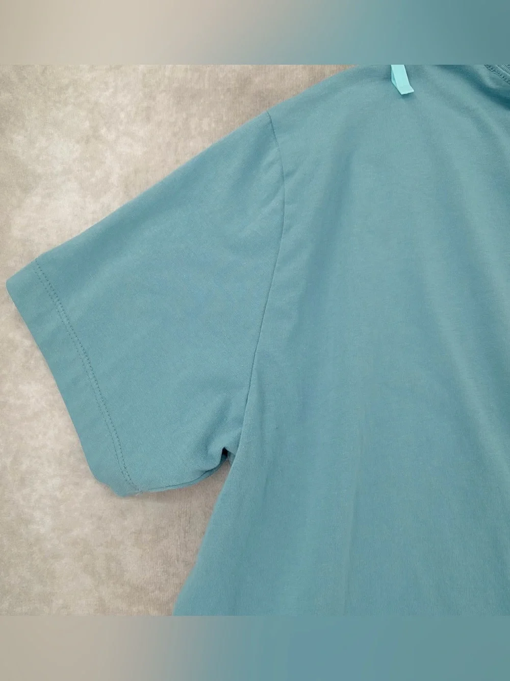 True Religion Short Sleeve Graphic Tee in Teal Blue
